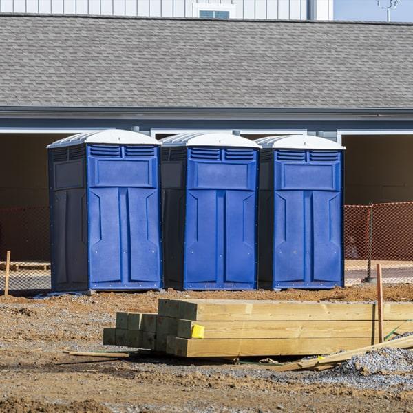 Heavy-duty construction site porta potty in Martinsville, Indiana
